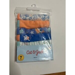 Cat & Jack girls 7 pair briefs package size 2T/3T